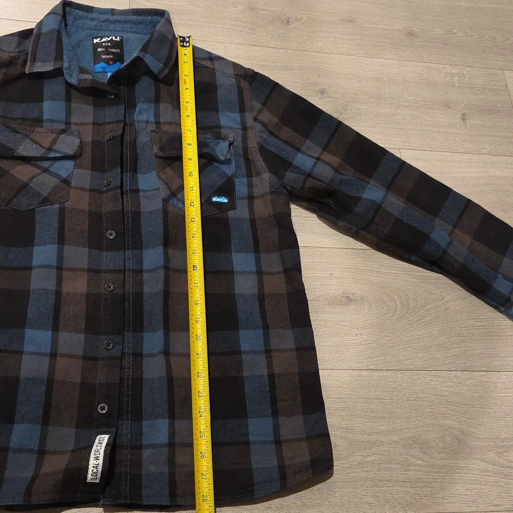 Kavu Buffaroni Plaid Cotton Shirt